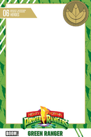 Mighty Morphin Power Rangers (2026) #6 D Trading Card Blank Sketch Variant